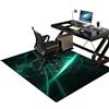 Tkuhknag Tappeto per Sedia Ufficio Gaming, Tappetino Protettivo, 130 x 150 cm Tappetino Salvapavimento Antiscivolo, Tappeto Gaming pavimento, Tappetino Pavimenti per Parquet, Tappetini per Sedie da Ufficio