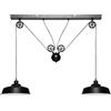 ATMOSPHERA CREATEUR D'INTERIEUR Atmosphera - Sospensione Ezio nera - metallo H60 cm
