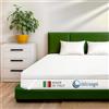 DOLCI SOGNI Topper 100% Memory Foam 120x190 cm - Effetto Rinfrescante - 100% Made in Italy, Certificato OEKO-TEX® & CertiPUR™, Spessore 5 cm, Fodera con trattamento Cooler Rinfrescante