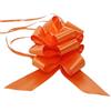 PuntoCasaStore 50 Nastri COCCARDE AUTOTIRANTI GRANFIOCCO Confezione Regalo Auto Antenna SPECCHIETTO Feste Varie Misure E Colori Alta QUALITA' (Nastro 3 CM DIAM. 12 CM, Arancione)