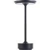 ZLGUBAY Lampada da tavolo a LED ricaricabile senza fili, con controllo touch, dimmerabile, luminosità a 3 livelli, 5000 mAh, impermeabile, lampada da scrivania senza fili, per sala da pranzo, esterni,