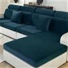 Ystyle Copriseduta Divano Elasticizzato, Universale Copricuscini Divano Velluto Natalizio, Sofa Seat Cover, Copri Seduta Divano, Copridivano Cuscini, Coprisedile Divano (3 Posto, Verde Scuro)