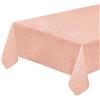 emmevi Tovaglia Tavolo Cucina Antimacchia Bordata Plastificata Copritavolo 120x160 Cm Rosa Pastello
