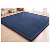 Loartee Coral Velvet Tappetino Area tappeti Gioco Tappetino per Gattonare per la cameretta del Bambino,Dark Blue,100x200cm