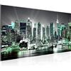 Runa Art Quadri Moderni New York City Tela Non Tessuta Soggiorno Corridoio Città Turchese Grigio 605512c