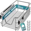 Casaria® 4x Cestello Estraibile Sottolavello 30cm 20kg Cassetto Telescopico Metallo Guide Scorrevoli Cucina Cestelli Cucina Cassetti Estraibili