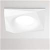 Gea Led Faretto Incasso Alluminio Gea Led Janus Q Led Spot Incasso Bianco Opaco Cromo Interno Gu10 Ip20, Bianco