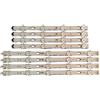 Lskjzzn Striscia di retroilluminazione a LED da 8 Pezzi Compatibile for Samsung UA40J6300 UE40J6300 UE40J6300AK UE40J6500AU BN96-34783A 34784A V5DF-400DCA 400DCB-R2