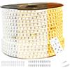 FOLGEMIR 20 metro striscia LED dimmerabile senza sfarfallio, barra luminosa bianco caldo/bianco freddo/bianco neutro con trasformatore 220V & telecomando wireless 2.4G, 120 Leds/m, IP65