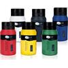 Artina Colori acrilici per Pittura Crylic - Set da 6 x 500ml - per attività artistiche - Colori ad Alta pigmentazione - Set Pittura acrilica