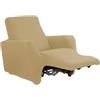 SalGiu Copripoltrona Relax Reclinabile 1 Posto Elasticizzato Antimacchia Universale (Sabbia)