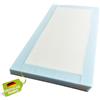 homesti Pannello in schiuma 140 x 70 x 6 cm, durezza media, tappetino in schiuma ritagliabile, come cuscino per sedili, materassi, progetti fai da te, pallet