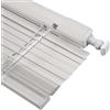 Generico Tende Veneziane in Alluminio per Interno Finestre, Senza Foratura, Tende Orizzontali Oscuranti a Lamelle da 25mm, Privacy e Protezione, per Finestre e Porte di Casa o Ufficio(Light Silver)