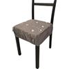 SalGiu Cuscini Sedia Con Fascia Elastica (set da 6) Fantasia Cuori Imbottito Sfoderabili 40x40 (Grigio)