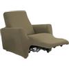SalGiu Copripoltrona Relax Reclinabile 1 Posto Elasticizzato Antimacchia Universale (Cappuccino)