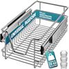 Casaria® 2x Cestello Estraibile Sottolavello 30cm 20kg Cassetto Telescopico Metallo Guide Scorrevoli Cucina Cestelli Cucina Cassetti Estraibili