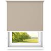 time4blinds Tende a rullo Tende oscuranti Tende a rullo libere senza cassonetto Montaggio a parete o a soffitto Protezione UV Proprietà termiche 200x140 cm Marrone sabbia - destro