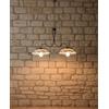 Generico Lampadario a bilanciere rustico in ceramica siciliana 2 luci Stella per cucina,taverna, soggiorno salone