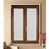 mauro Tende,Tendine corte mezza finestra a pannello -set.2 Tendine-altezza 60/90/120/160/180/200 - tessuto bianco effetto lino - lxh 70x120 cm