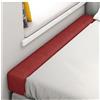 ELYSYSRL Riempitivo per Materassi, Letto Gap Filler Cuscino, Cuscino per Testata, Connettore per letto Doppio/Materasso, per Riempire lo Spazio tra la Testiera e il Materasso(Burgundy,90x5x10cm)