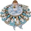 Sindy Bomboniere bomboniere comunione bambino angelo magnete con torta portaconfetti confetti e bigliettini (torta 20 magneti bambino)