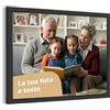 Cimpress Tela Personalizzata con Foto e Cornice, 50 × 70 cm, personalizzabile con immagine o testo, decorazione da parete per casa o ufficio, artwork moderno, regalo fotografico personalizzato