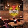 MENGE Lampada segnaletica Insegna Al Neon Doner Kebab, Luce Al Neon A LED Per Barbecue, Decorazione Da Parete Per Ristoranti, Insegna Fast Food 42cmx50cm(B)