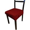 SalGiu Cuscini Sedia Cucina (6 pezzi) Con Fascia Elastico Imbottito e Sfoderabile 40x40 cm (Bordeaux)