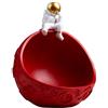 YXCKG Svuotatasche Moderno Design, Svuota Tasche da Ingresso, Vassoio per la Decorazione, Ciotole Decorative per Soggiorno tavolino Portico, Nordic Desktop Decor Key Bowl-Astronaut Half Moon Model