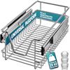 Casaria® 3x Cestello Estraibile Sottolavello 30cm 20kg Cassetto Telescopico Metallo Guide Scorrevoli Cucina Cestelli Cucina Cassetti Estraibili