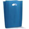 I COUNT CALCOLATRICI Shopper in plastica colore BLU 30x40cm, buste soffietto 10cm, 100 pezzi, uso non alimentare, spessore superiore 60my