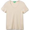 United Colors of Benetton T-Shirt 3GA8D4029, Bianco, L Donna