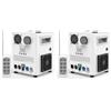 Erreyht Pirotecnici Macchine, 2 Bianco DMX Cold Spark Macchina con Riscaldamento a Resistenza per feste, Natale, DJ, matrimoni, eventi sportivi