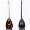 Ethnic Musical Baglama elettrico Saz con pickup M1 blu perla con pioli in ebano e effetto Lesli Electro Saz turco con corde, plettri e custodia morbida
