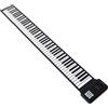 TOGEVAL Pianoforte Elettronico Portatile Pieghevole in Silicone con 88 Tasti Tastiera Pianoforte Arrotolabile con Altoparlante Integrato e Funzionamento a Batteria per Principianti e Uso