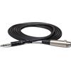 Hosa STX-105F, Balanced Interconnect, XLR3F to 1/4 in TRS, 5 ft