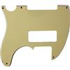 VATTEA Per Fender Telecaster Tele 5 fori con battipenna per chitarra P90 (3 strati giallo vintage)