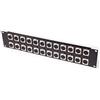 SHARD-LAB PANNELLO PATCH AUDIO RACK 19 2U AD INCASSO A 24 CANNON XLR FEMMINA patchbay
