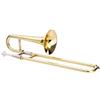 Classic Cantabile ZT-11 Trombone soprano (intonazione Bb, tromba a coulisse, coulisse in ottone, foro 11,5mm, incl. custodia, bocchino, panno per pulizia, guanti)