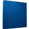 keyhelm s.r.l. Pannello Fonoassorbente Liscio 5cm Verniciato Blu segnale - 50x50cm - Pacco da 4(1m²)