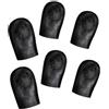 VANZACK Copri Pedali per Pianoforte 6 Pezzi in Cuoio Nero Protezioni Eleganti per Pedali Custodia Decorativa per Pianoforte Portatile