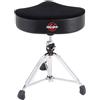 Gibraltar Drum Stool, Drum Stool 9000 Series Saddle Oversized Pro Series, 9608OS (diametro: 48 cm, sedile in vinile, Super Lock, base a doppio montante, piedini in gomma 'Super Foot')