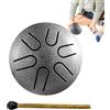 shjxi Tongue Drum Rain, Garden Rain Drum, Rain Drum Outside, Meditazione Drum Instrument, 6 note Steel Drum, Tamburo di educazione musicale, Tamburo di meditazione da campeggio per campeggio, adulti,