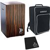 Schlagwerk CP 432 Cajon 2 in One Deluxe Makassar + custodia Keepdrum Gig Bag + pad CP-01