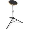 keepdrum DP-BK8 Practice Pad nero 8 pollici con supporto pad