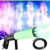 mytueetp CO2 Pistola per fumo, macchina del fumo, per sera, 6 LED RGB Beads, per bar, serata, spettacolo musicale, Halloween, Natale