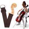 Tissting Tracolla per Violoncello, Cintura Regolabile in Nylon con Supporto in Legno Antiscivolo e Design Aerodinamico per Musicisti di Violoncello Elegante e Funzionale per Studio e Concerto