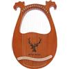 HHEMSTD Steele - Set di 16 corde per arpa in legno, stile vintage, 16 corde in acciaio