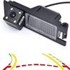 Meimeier compatibile con la telecamera per auto con traiettoria dinamica HD telecamera per retromarcia per Opel Meriva Vectra Zafira Insignia