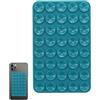 Zvn Zojne Supporto per telefono a ventosa in silicone a doppia faccia | Supporto per telefono cellulare da doccia - Supporto per per telefono in silicone per telefono
